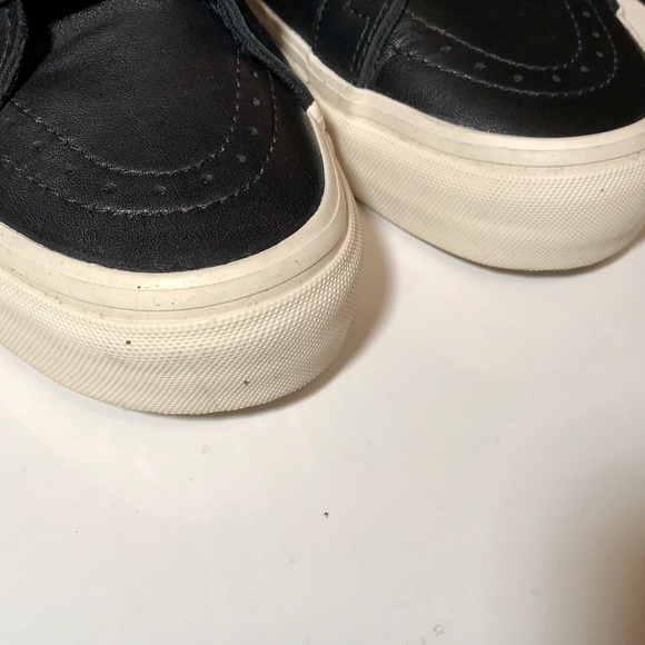 VANS LEATHER SK8-HI ZIP WEAVE DX WOMEN’S 9.5 New - Picture 6 of 6